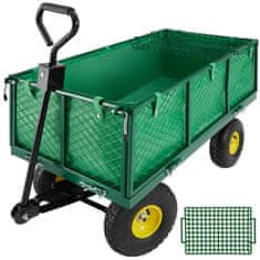 tectake Přepravní vozík zahradní s košíkem 550KG