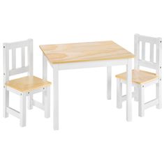 tectake Dětská sestava ALICE dvě židle a stůl