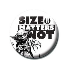 Grooters Placka Star Wars - Size Matters Not