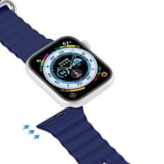 Dux Ducis Strap řemínek na Apple Watch 42/44/45mm, navy blue