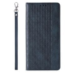 MG Magnet Strap knížkové pouzdro na Samsung Galaxy S23 Ultra, modré