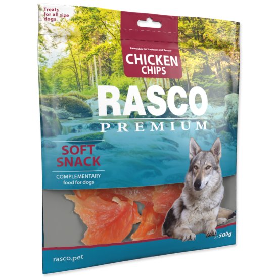 RASCO PREMIUM Pochoutka plátky kuřecího masa 500 g