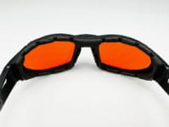 UVtech Sleep-X1 brýle proti modrému a zelenému světlu - oranžové 3918