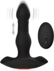 XSARA Posuvný masažér prostaty anální vibrátor s ovladačem - 13 funkcí stimulace - 71148759