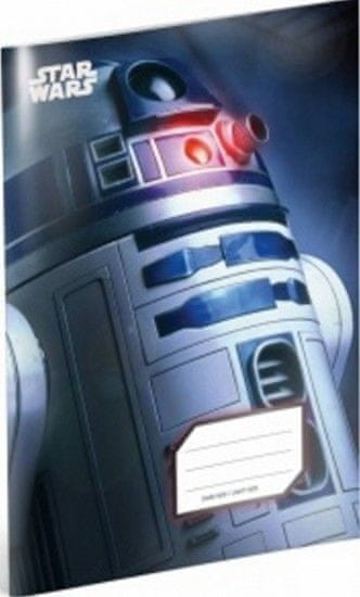 Presco Group Školní sešit Star Wars – R2-D2, A5, 40 listů, čtverečkovaný