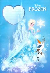 Presco Group Školní sešit Frozen – Ledové království Castle, A4, 40 listů, linkovaný