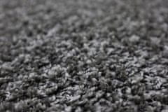 Vopi AKCE: 69x69 cm Metrážový koberec Color Shaggy šedý (Rozměr metrážního produktu S obšitím)