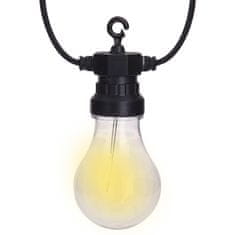 ProGarden Zahradní Svítidlo LED Světelný Věnec řetěz, Světelné žárovky, Girlanda 7,5 M 10 Koulí