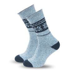 Aleszale 3x pánské vlněné teplé tlusté ponožky ALPAKA 40-43