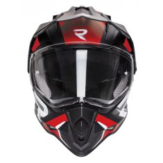 Street racer Enduro přilba Tracker černo-červená Velikost: XS