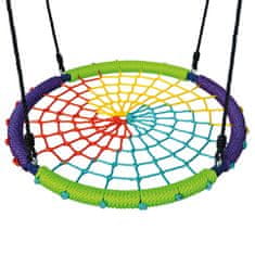 Dětská houpací kruhová rohož, barevná