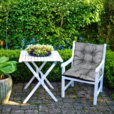 EDANTI Zahradní Sedák Polštář Na židli Pro Balkon Zahradní Terase Voděodolný šedý 50X50Cm