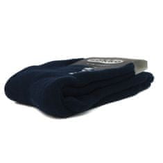 Aleszale 3x bavlněné silné teplé froté ponožky 45-47 - Námořnická modř
