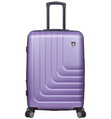 Cestovní kufr TUCCI T-0128/3-M ABS - fialová