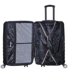Cestovní kufr TUCCI T-0128/3-M ABS - černá