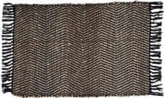 Koopman Bavlněný boho tkaný jutový koberec 90 x 60 cm