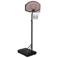 shumee Basketbalový stojan vidaXL, černý, 237-307 cm, polyetylen