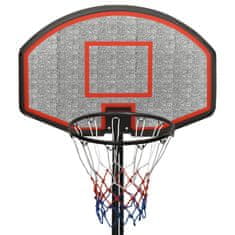 shumee Basketbalový koš černý 282–352 cm polyethylen