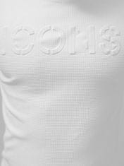 Ozonee Pánské tričko s krátkým rukávem Okuzu bílá M