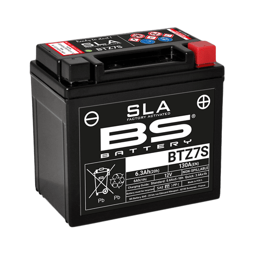 BS-BATTERY V továrně aktivovaný akumulátor BTZ7S (YTZ7S) SLA
