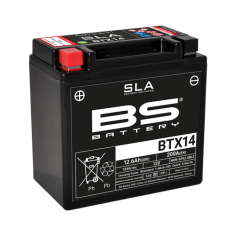 BS-BATTERY V továrně aktivovaný akumulátor BTX14 (FA) (YTX14 (FA)) SLA