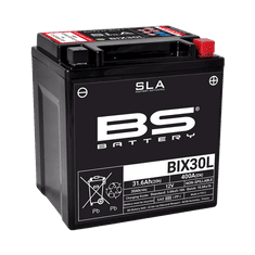 BS-BATTERY V továrně aktivovaný akumulátor BIX30L (FA) (YIX30L (FA)) SLA
