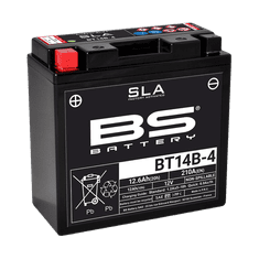 BS-BATTERY V továrně aktivovaný akumulátor BT14B-4 (YT14B-4) SLA