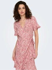 ONLY Dámské šaty ONLOLIVIA Regular Fit 15206407 Rose Smoke TANYA FLOWER (Velikost 38)