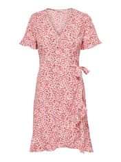 ONLY Dámské šaty ONLOLIVIA Regular Fit 15206407 Rose Smoke TANYA FLOWER (Velikost 38)