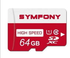 Symfony SD karta 64GB, U1 100MB/s