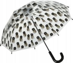 Koopman Dětský průhledný skládací deštník 58 cm