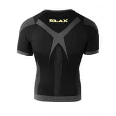 RIlax Pánské funkční triko Noah černé - krátký rukáv Velikost: L/XL