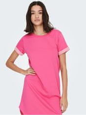Jacqueline de Yong Dámské šaty JDYIVY Regular Fit 15174793 Shocking Pink (Velikost S)