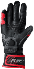 RST rukavice FULCRUM CE 3179 černo-bílo-červeno-zeleno-šedé 9/M