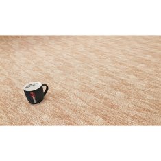 Spoltex Metrážový koberec Leon 81344 krémová rozměr š.300 x d.277 cm MIL