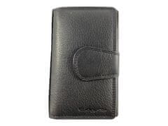 Dailyclothing Dámská kožená peněženka - černá 5347