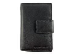 Dailyclothing Dámská kožená peněženka - černá SN07