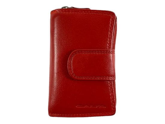 Dailyclothing Dámská kožená peněženka - červená SN08