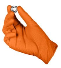 NEO Tools NEO TOOLS Oranžové nitrilové rukavice, balení po 50 ks, L