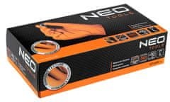NEO Tools NEO TOOLS Oranžové nitrilové rukavice, balení po 50 ks, M
