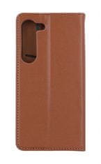 FORCELL Pouzdro Leather SMART PRO Samsung S23 knížkové hnědé 93381