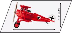 Cobi COBI 2986 Great War Fokker Dr. I Red Baron, 1:32, 174 k, 1 f