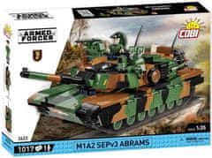 Cobi COBI 2623 Armed Forces Abrams M1A2 SEPv3, 1:35, 1000 k, 1 f