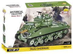Cobi COBI 2570 II WW M4A3 Sherman, 1:28, 852 k, 2 f