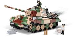 Cobi COBI 2540 II WW Panzer VI Tiger Ausf. B Konigstiger, 1000 k, 2 f