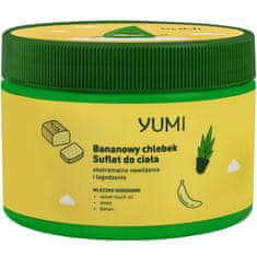 Yumi Banana Bread Body Souffle - intenzivně hydratační a zklidňující tělové máslo, intenzivně hydratuje, zklidňuje podráždění, 300ml