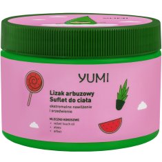 Yumi Watermelon Lollipop Body Souffle - intenzivně hydratační a osvěžující tělové máslo, intenzivně hydratuje, osvěžuje a vyživuje, 300ml