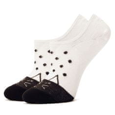 Aleszale 12x bavlněné ponožky s kočičím vzorem - 35-38
