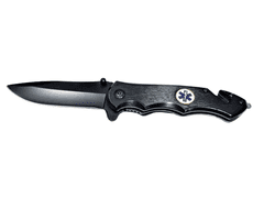 Kandar Skládací záchranný kapesní nůž - Black 21,5 cm T-1001