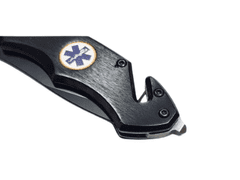 Kandar Skládací záchranný kapesní nůž - Black 21,5 cm T-1001